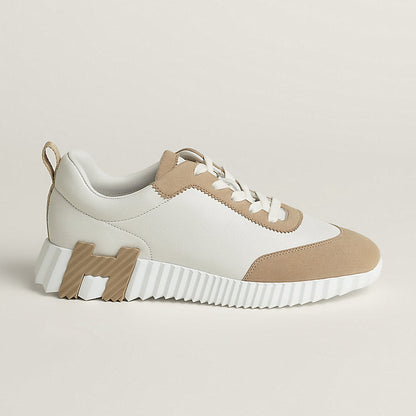 Sneakers hermes boucing beige rouge